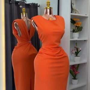The Tangerine Muse Dress