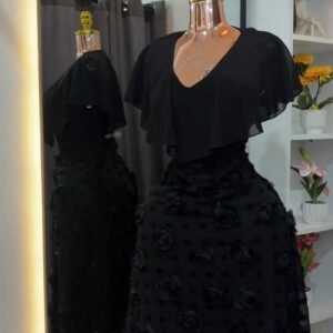 The Midnight Rose Dress