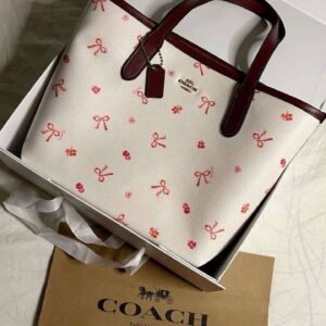 Coach Tote With Bow Print